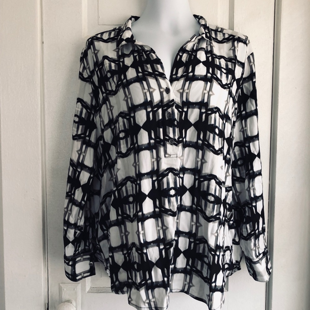 Rock & republic button down blouse large L